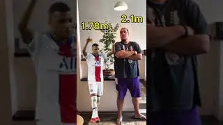 🌏World Famous ⚽️FOOTBALL players ⚽️HEIGHT COMPARISON