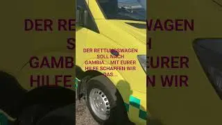 #Gambia #Rettungswagen  Danke f&uuml;r Euren Support #Stryker