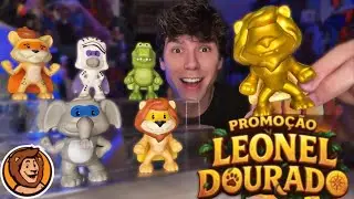 PROMO&Ccedil;&Atilde;O LEONEL DOURADO! COLE&Ccedil;&Atilde;O COMPLETA HER&Oacute;IS DA MUNDO ANIMAL COM PR&Ecirc;MIOS!