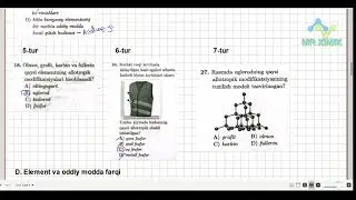 1.14 Oddiy va murakkab moddalar C. Allotropiya