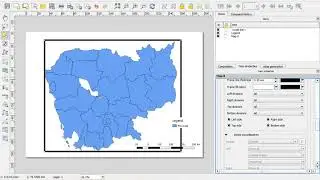 How to make map layout in QGIS