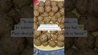 Winter Special Kacchi Haldi Laddu ❄️ | Pure Desi Ghee | Delhi Order