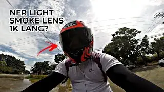 KYT NFR LIGHT SMOKE LENS | REVIEW | TEAR OFF ISSUE | RAIDER 150