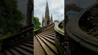 &ldquo;Edinburgh Castle View from Princes Street Gardens: Scott Monument & St Cuthbert&rsquo;s Vistas&rdquo;