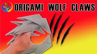 🖤 How to Make Paper Wolf Claws (Nails) | Easy DIY Origami Claws for Cosplay or Fun! 🐺✋