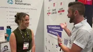 Hayden Traughber of Scrut Automation at CollisionConf 2024