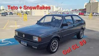 Apresenta&ccedil;&atilde;o Gol GL 89 com Teto Solar e rodas Snowflakes! 4K