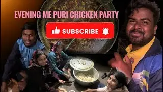 Chicken puri party in college 