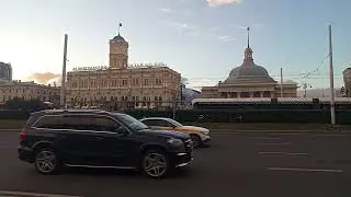 Трамвай Витязь-М С маршрутом 7 на остановке метро Комсомольская 23.08 2026