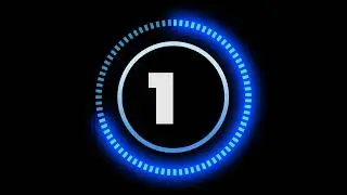 Countdown Timer Animation | Made with Adobe After Effects