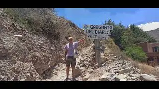 Tilcara Sunday market and Devil's throat waterfall, Argentina. 23 November 2025
