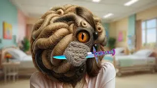 ASMR Animation | Unveiling the Face Beneath a Swarm of Insects | Oddly Satisfying Cleanse