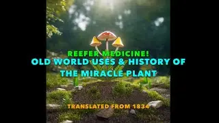 OLD WORLD REEFER MEDICINE! 1834 Translation, History, Recipes, Healing Power, Magic, TARTARS & MORE!