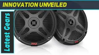 Pyle PLMRBT65B 6.5 Inch Bluetooth Marine Speakers - Waterproof Dual Stereo Sound System