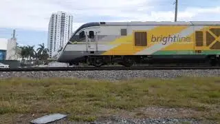 Brightline Florida East Coast FEC Trains North Miami Beach 12/22/22