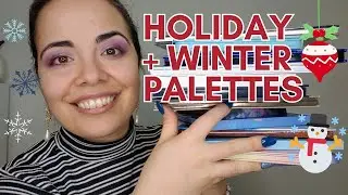 16 Winter and Holiday Palettes To Use this Season!! (Old + New)