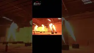 LUX-FR2 Head Moving Fire Machine#fire machine#head moving#stage light #events#party#wedding#DMX#show