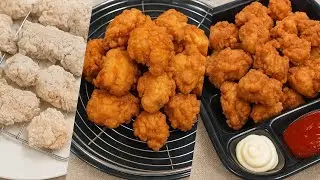 CHICKEN POPCORN , Easy & Homemade &ndash; Better Than Any Snack! | Lubna Cuisine 