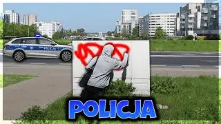 PRZYJECHAŁA POLICJA KIEDY MALOWAŁEM GRAFFITI NA POCIĄGU W WARSZAWIE. Tagowanie z wifi