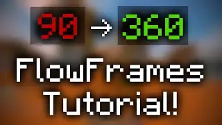 FlowFrames Tutorial! ~ Interpolate Videos To A Higher FPS | Skywars in 2880FPS!
