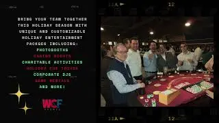 Company Holiday Parties with WCF Events #holidayplanner #holidayparty #corporateevents #eventprofs