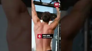 Dylan Efron doing pull ups. That's all.  #menshealth