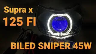 biled sniper terpasang di supra fi 125