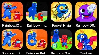 Survivor In Rainbow Monster Rainbow IO + But Its Alphabet Lore + Craft Survivor + Impostor Survivor