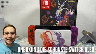 Die beste Switch Konsole? Unboxing Pokemon Nintendo Switch OLED - Pokémon Karmesin & Purpur-Edition