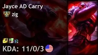 Jayce AD Carry vs Ezreal - zig - NA Challenger Patch 6.19