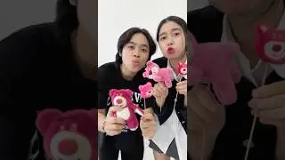 MMS - B&agrave;i ca ch&uacute; gấu Lotso đ&aacute;ng y&ecirc;u || Adorable Lotso teddy bear song cover #shorts #siblings