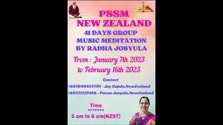 Group Music Mediation | Master Radha Josyula (New Zealand) Day_1