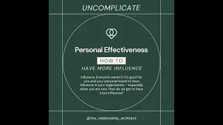 How to have more influence