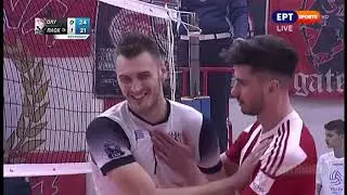 Ολυμπιακός - ΠΑΟΚ 3-1 ΣΕΤ (23/3/2019)  Στιγμιότυπα | Volley League 21η Αγωνιστική