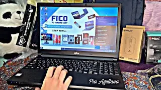 UNBOXING AFFORDABLE FUJITSU LAPTOP || Pia Agullana