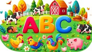 Alphabet Farm- ABC Alphabet Song | Learn ABCs around the farm