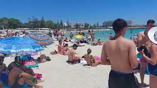 Walk Nissi beach Ayianapa Most Beautiful beac h Cyprus 🇨🇾. #vlog #viral