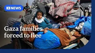 Gazan families displaced again as Israel's offensive intensifies | ABC NEWS
