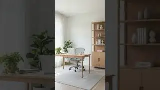 Small Home Office Makeover Concept