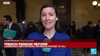 Macron forces through pension reform without parliamentary vote &bull; FRANCE 24 English