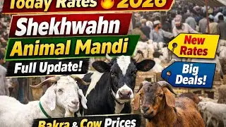 Today Full Update | Shekhwahn Animal Mandi Latest Rates 2026 Ashiq goat farm Ryk