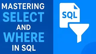 How to use SELECT and WHERE in SQL | Selecting | retrieving data from database