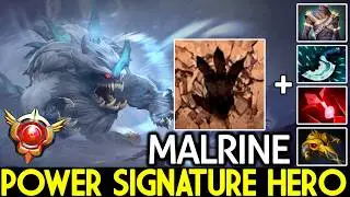 MALRINE [Primal Beast] Power Signature Hero Aggressive Plays Dota 2