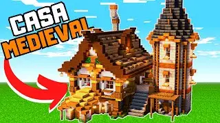 Como HACER una Casa MEDIEVAL perfecta para survival/ Tutorial paso a paso.