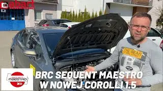 Najnowsza Instalacja gazowa BRC Sequent Maestro w najnowszej Corolli zamontowana w @AbartAutoGazSerwis