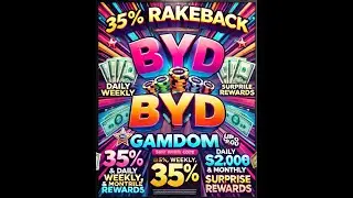 Unlock Amazing Rewards on Gamdom with Promo Code BYD! 🎉 | 35% Rakeback + More!