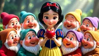 Snow White and the Seven Dwarfs 🍎 | Full Fairy Tale Story with Dialogues | 