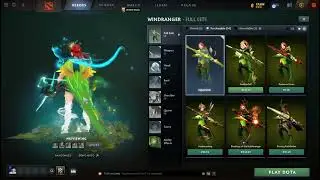 Windranger Arcana with expensive set 2023