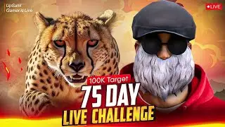 100k Target 8/75 daily Live Challenge 💀🔥| #shortsfeed #shortlive  #shorts  #freefire