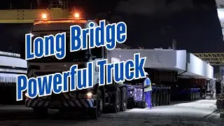 HUGE Bridge Transportation in Singapore! | Scania R620 + Kamag K25